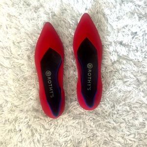 Rothy’s red ballet flats (size 9)